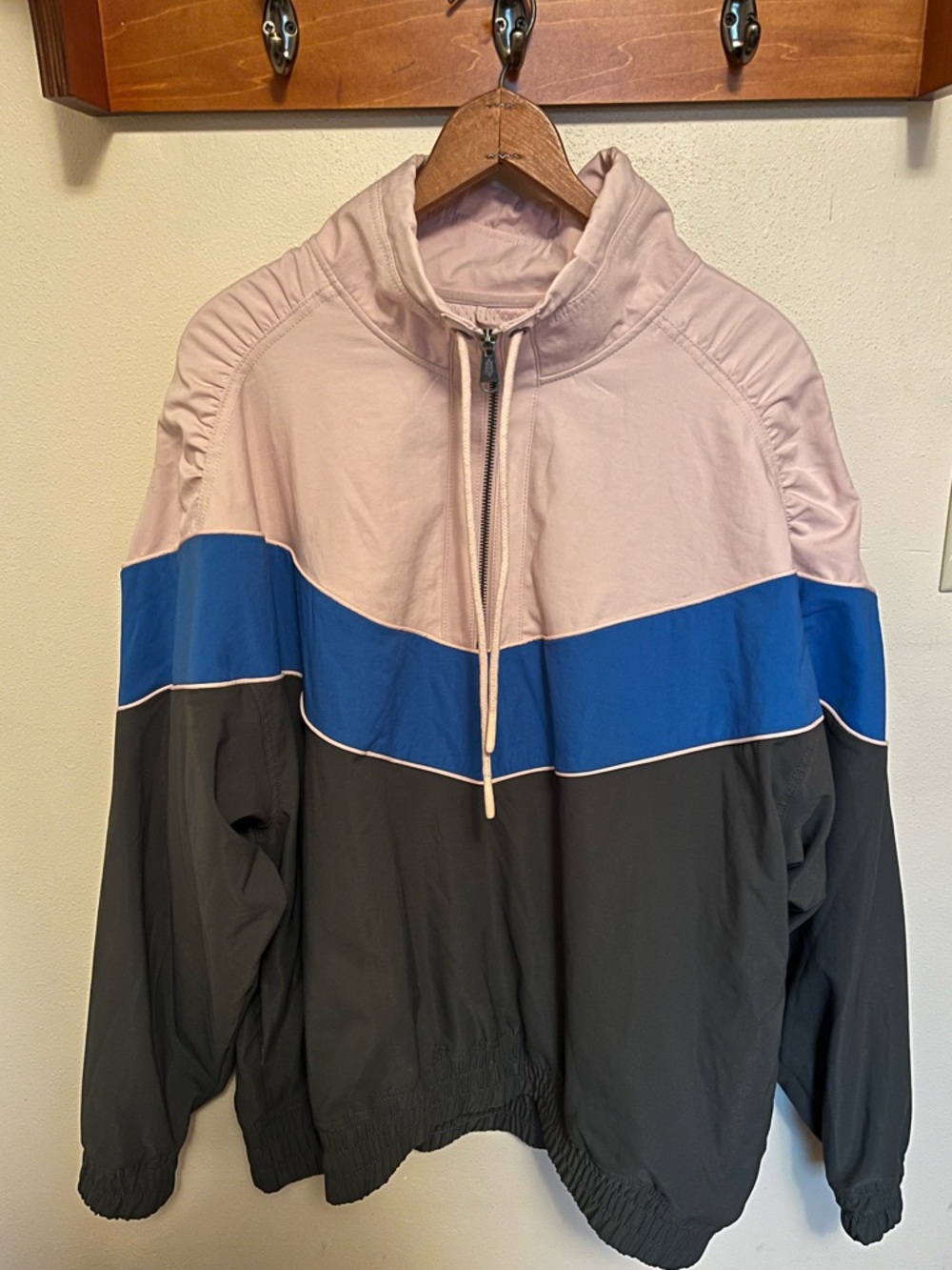 Free People Movement Walk the Line Pullover Windbreaker Jacket - L - Picture 3 of 8